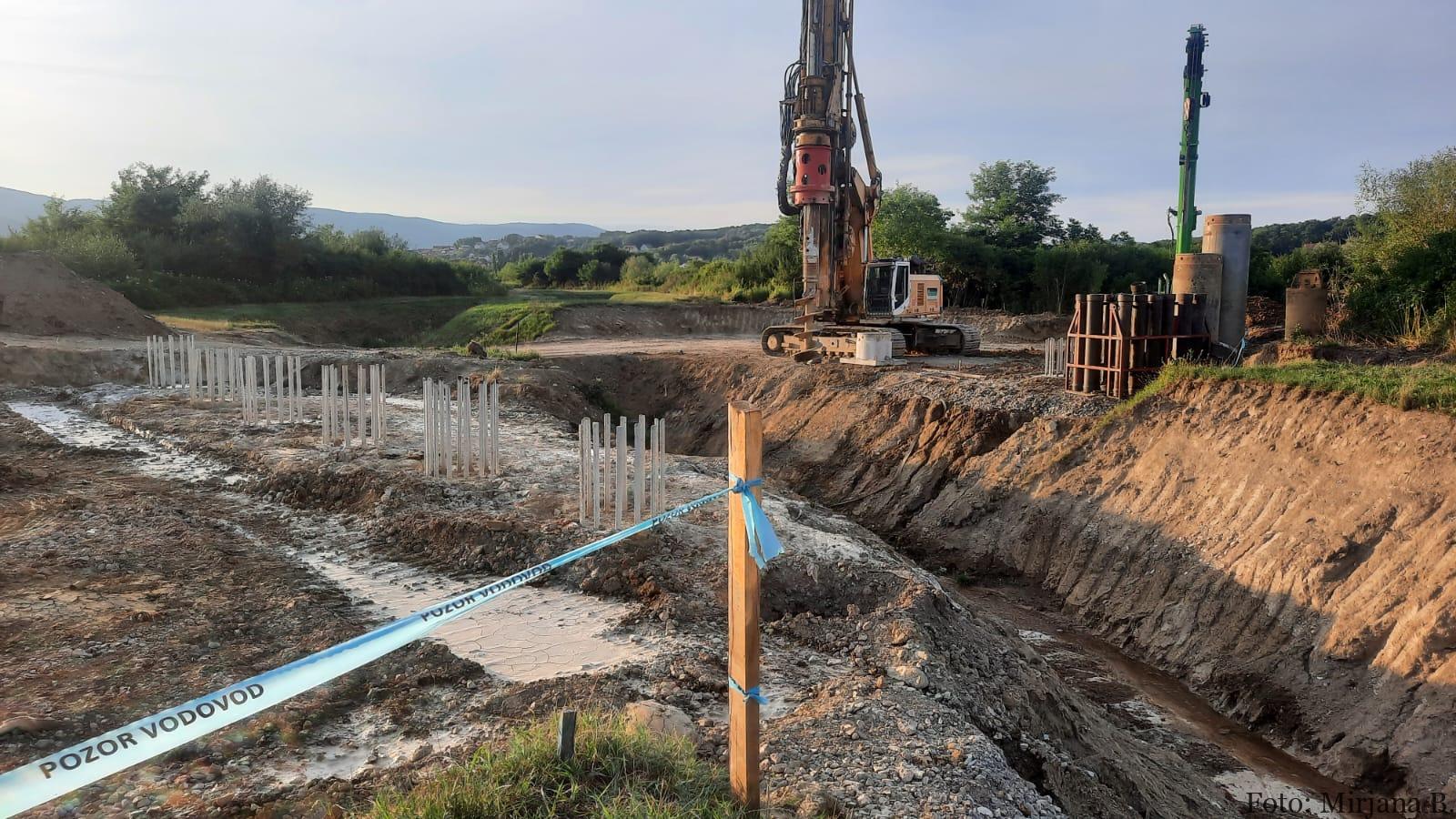 Most preko Čučerske Reke - izgradnja