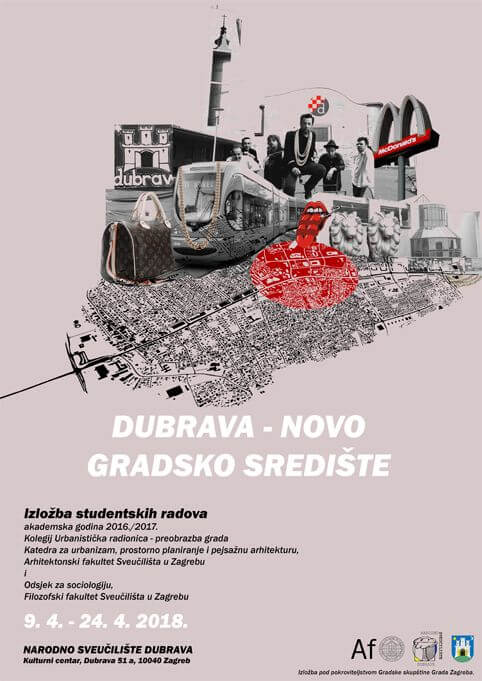 0137 Dubrava novo gradsko srediste plakat 2018